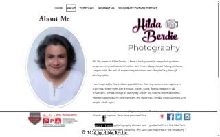 Hilda Berdie Photography website