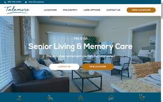 Talamore Senior Living Woodbury website