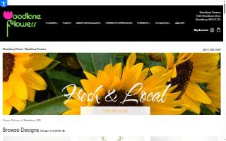 Woodlane Flowers website