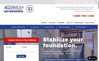 American Waterworks of Fargo website