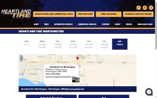 Heartland Tire website