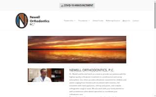 Newell Orthodontics, P.A. website