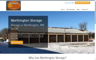 Worthington Storage website