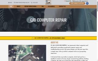 CJB COMPUTER REPAIR of Arnold website