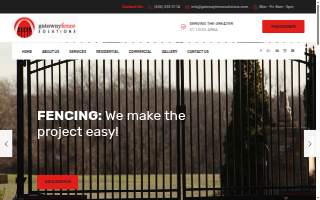 Gateway Fence Solutions website
