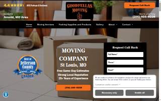 Goodfellas Moving Company website