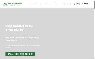 All Solutions Pest Control of Ballwin website