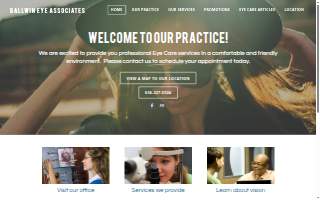 Ballwin Eye Associates website