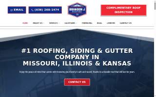 Brandon J Roofing website