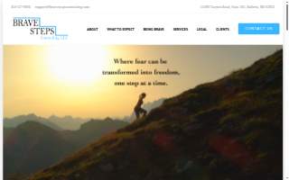Brave Steps Counseling, LLC website