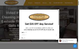 Complete Carpet Care of Ballwin website