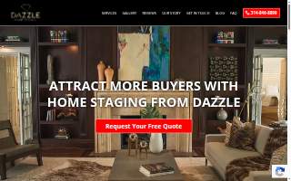Dazzle Home Staging of Ballwin website