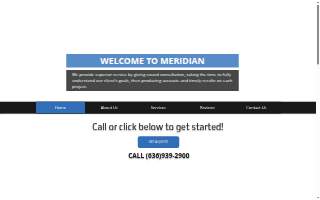 Meridian Land Surveying of Ballwin website