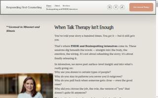 Responding First Counseling (EMDR & Brainspotting) website