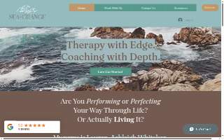 Sea-Change Health & Wellness website