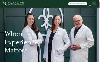 St. Louis County Periodontics and Dental Implants website