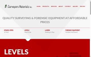 Surveyors Materials Inc of Ferguson website