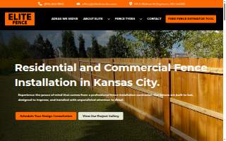 Elite Fence website