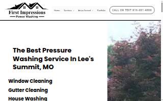 First Impressions Power Washing website