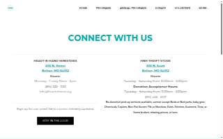 Heart-n-Hand Ministries Inc website