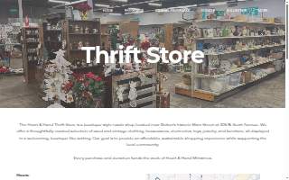 Heart N Hand Thrift Store website