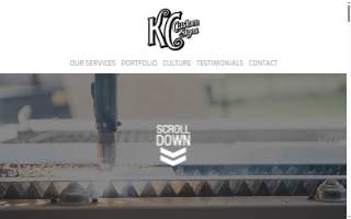 KC Custom Signs of Belton website