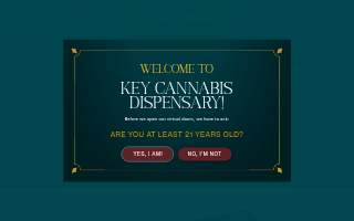 Key Cannabis Dispensary Belton website