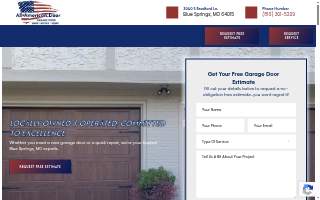 All American Door KC of Blue Springs website