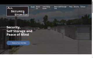 All Secured Storage website