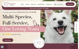 AniMed Animal Hospital website