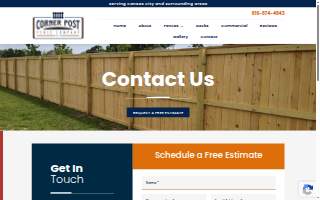 Corner Post Fence website