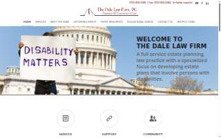 Dale Law Firm website