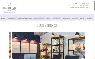 Heartland Cremation & Burial Society website