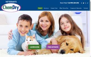 Veterans Chem-Dry of Blue Springs website