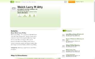 Welch Larry M website