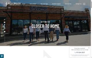 Billy Bruce Realty website