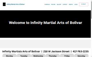 Infinity Martial Arts of Bolivar website