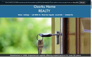 Ozarks Home Realty website