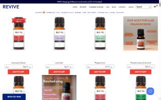 Revive Health Spa website