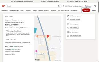 Walgreens Pharmacy of Bolivar website