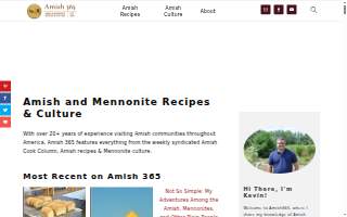 Amish Country Store website