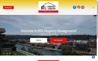 Branson Tri Lakes Property Management website