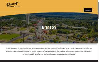 Comet Cleaners of Branson website