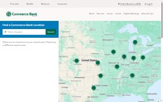 Commerce Bank website