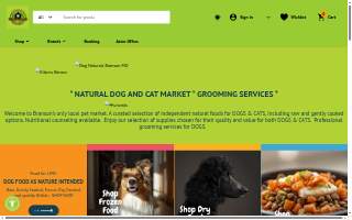Dog Naturals Grooming & Market website