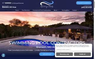Holiday Pools of the Ozarks website