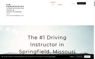Jim Pendergrass Driving School LLC of Branson website