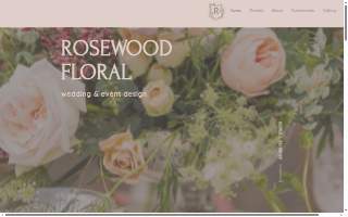 Rosewood Floral website