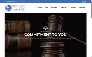 Tri-Lakes Law Firm website