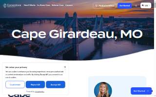 Cornerstone Caregiving of Cape Girardeau website